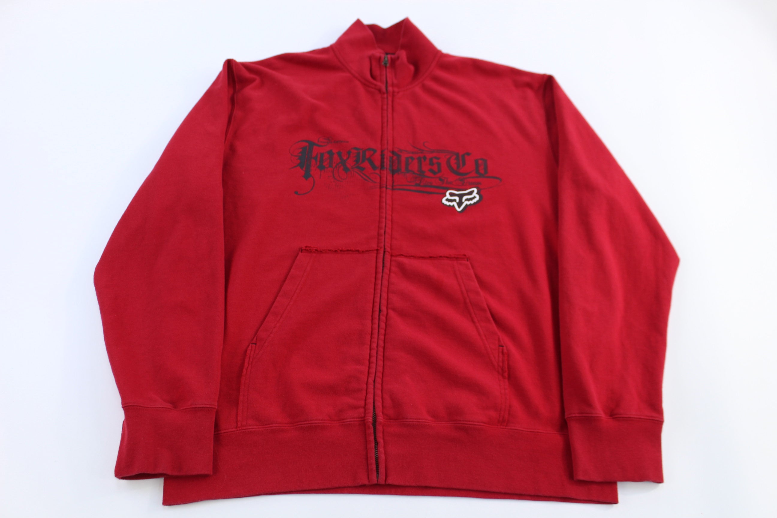 Fox Racing Red Full Zip Jacket
