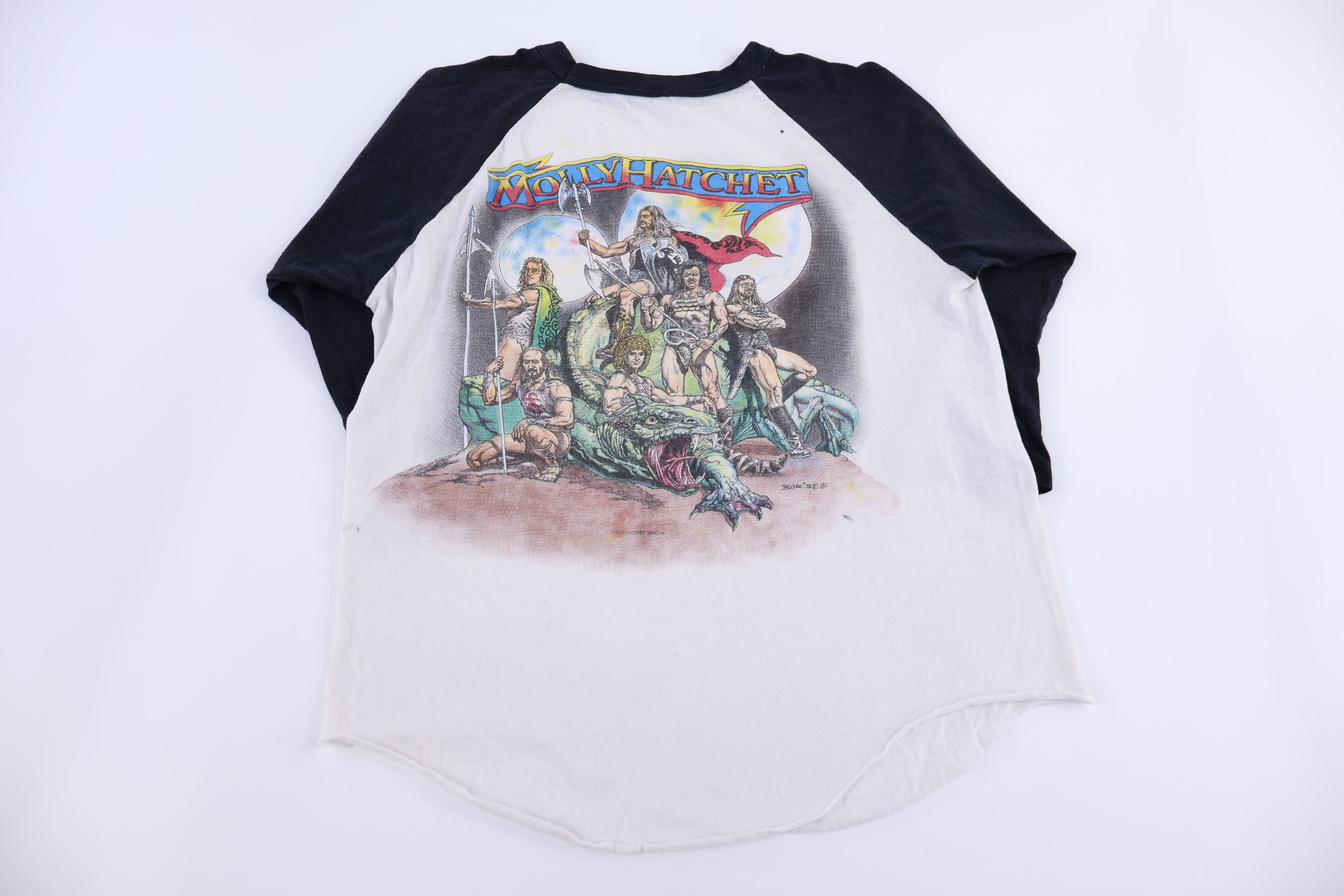1981 Molly Hatchet World Tour Raglan T-shirt