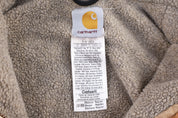 Carhartt Logo Patch Tan Full Zip Jacket