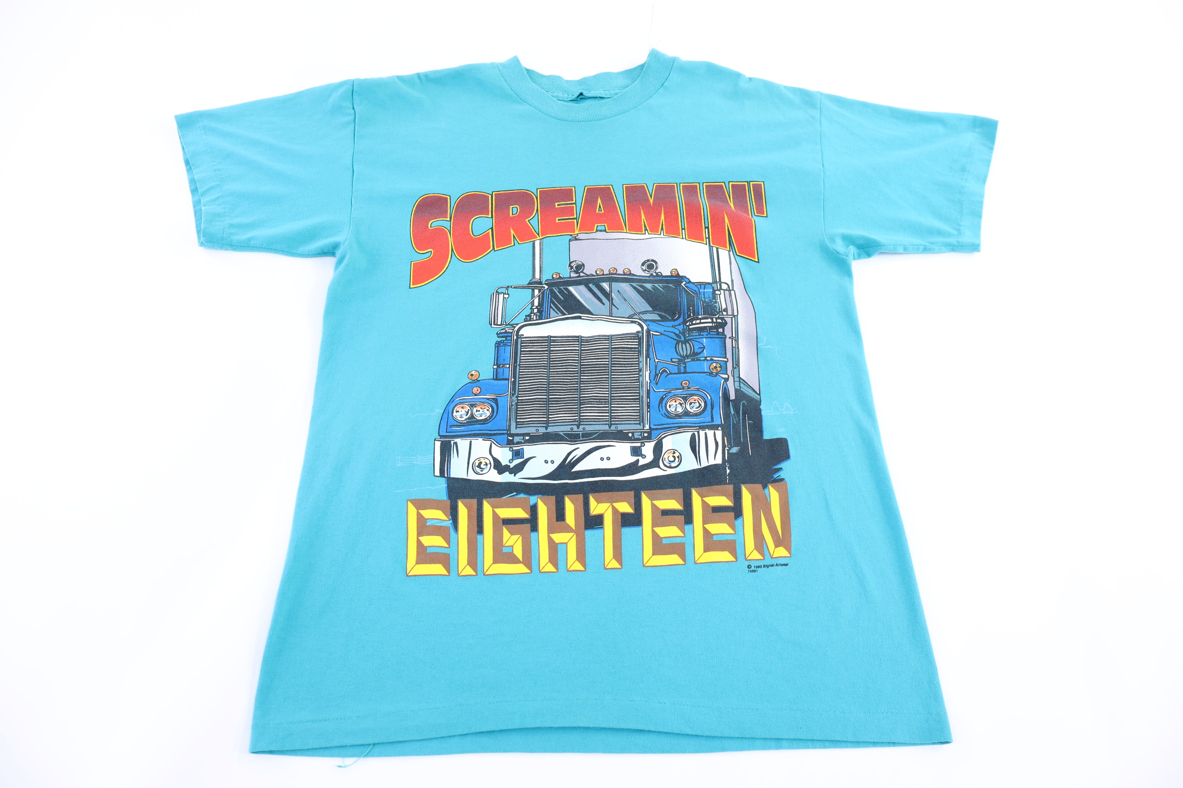 1993 Screaming Eighteen Truck Graphic T-shirt