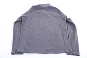 Patagonia Synchilla Logo Patch Grey Quarter Zip Sweater