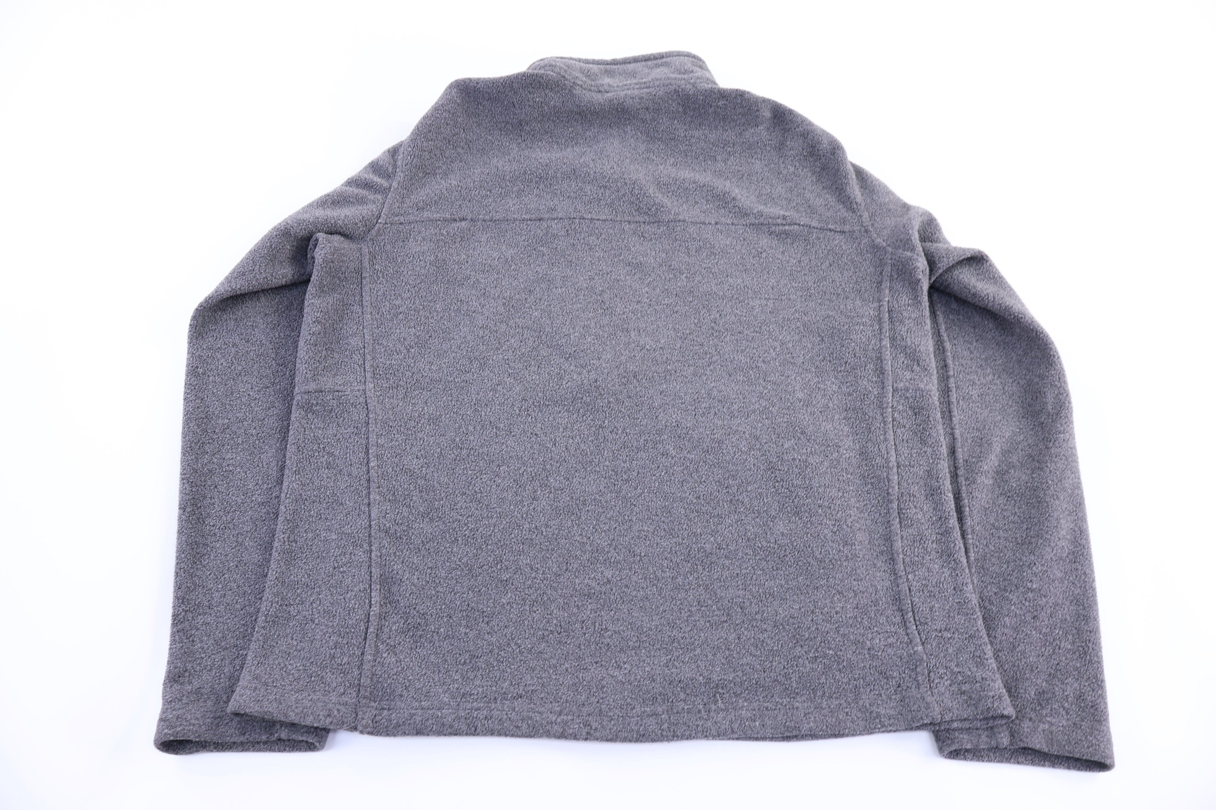 Patagonia Synchilla Logo Patch Grey Quarter Zip Sweater