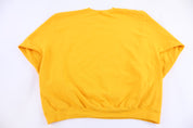 90's Nike Embroidered Logo Yellow Sweatshirt
