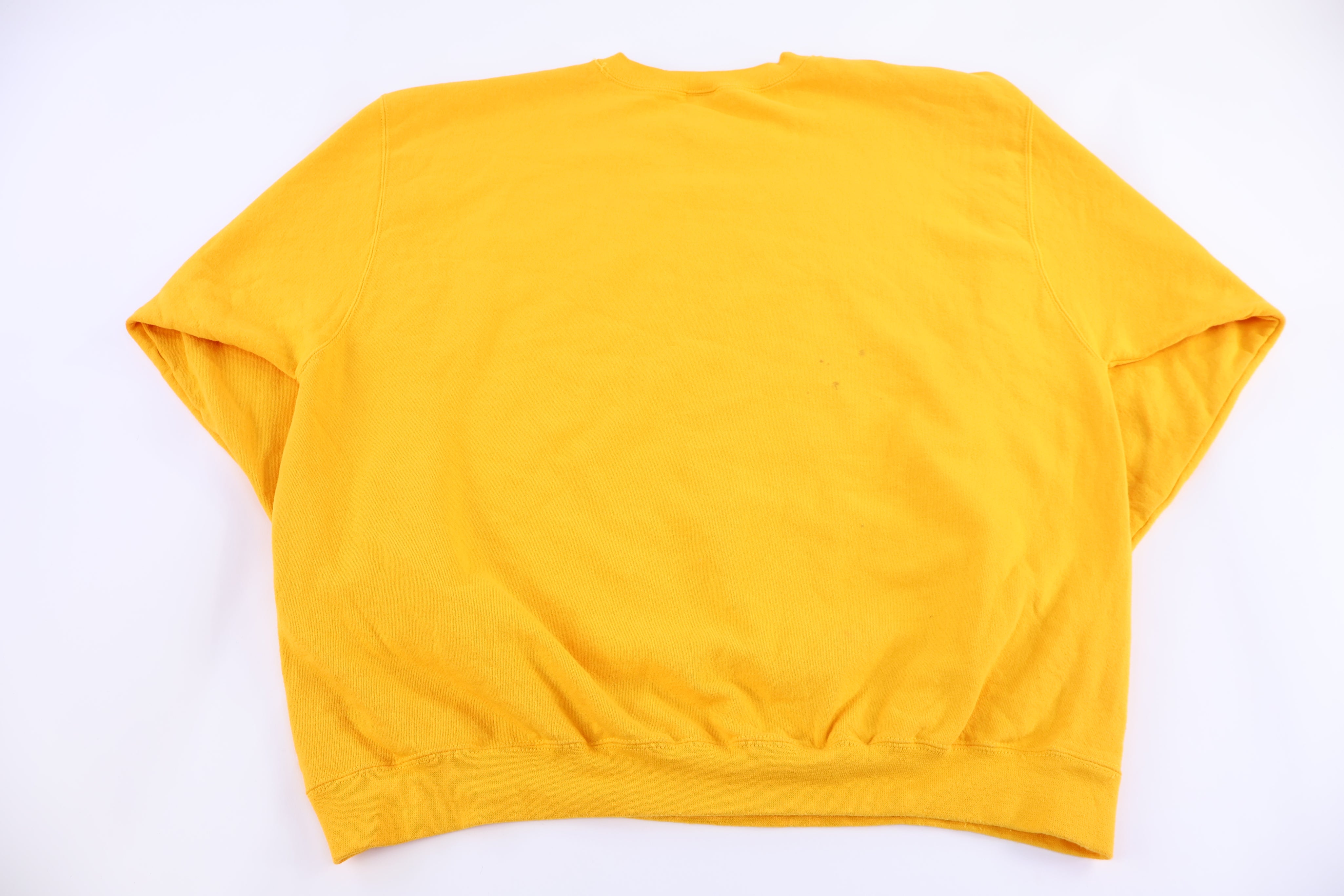 90's Nike Embroidered Logo Yellow Sweatshirt