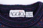 90's Aggio Multipatterned Knit Sweater
