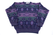 90's Aggio Multipatterned Knit Sweater