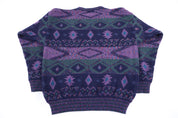 90's Aggio Multipatterned Knit Sweater