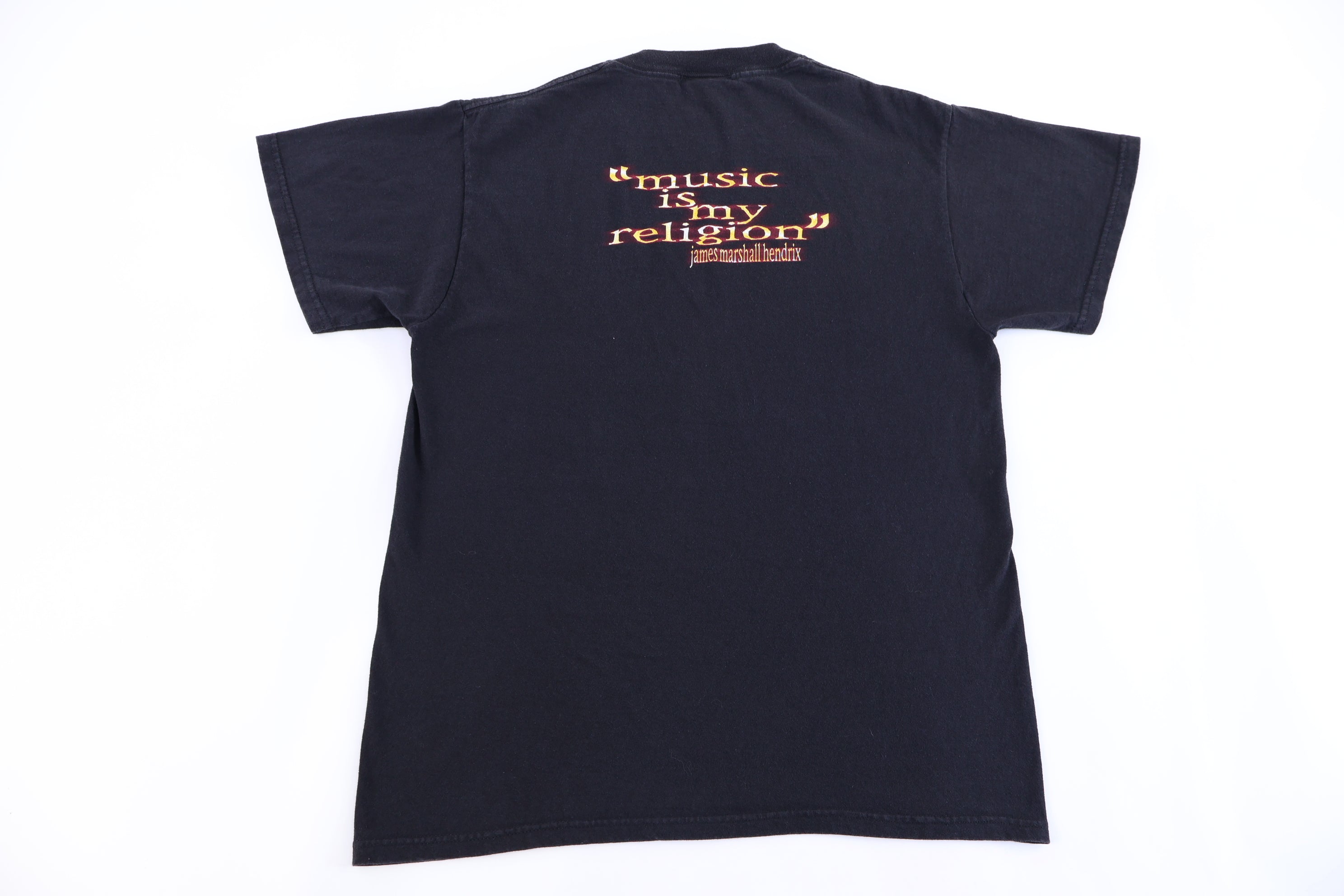 2002 Jimi Hendrix Music Is My Religion T-shirt