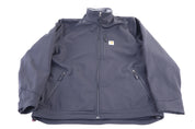 Carhartt Logo Patch Black Full Zip Jacket