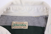 Vintage St. John's Bay Grey & Green LS Button Up