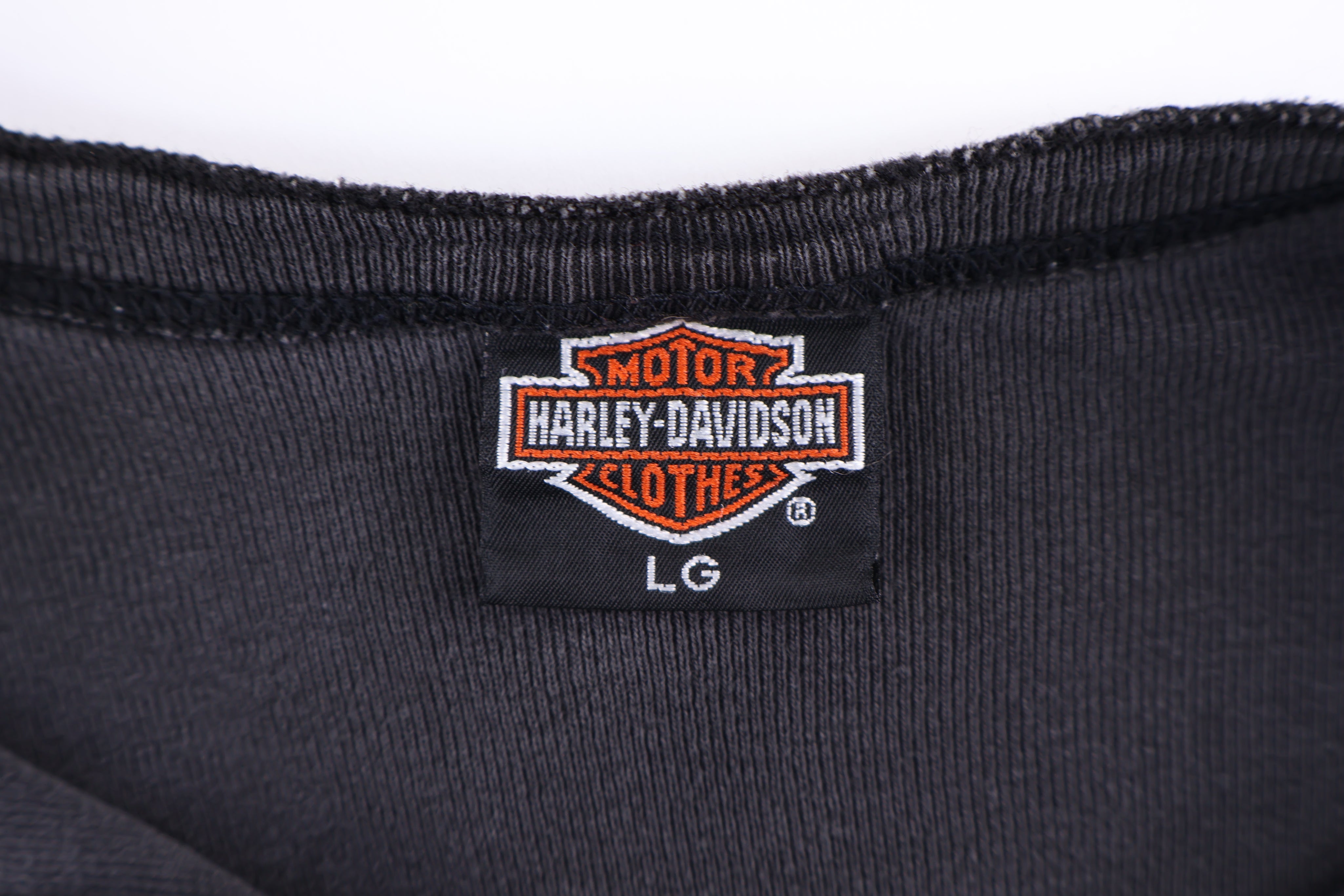 90's Harley Davidson Motorcycles Henley LS T-shirt