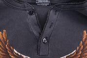 90's Harley Davidson Motorcycles Henley LS T-shirt