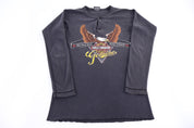 90's Harley Davidson Motorcycles Henley LS T-shirt