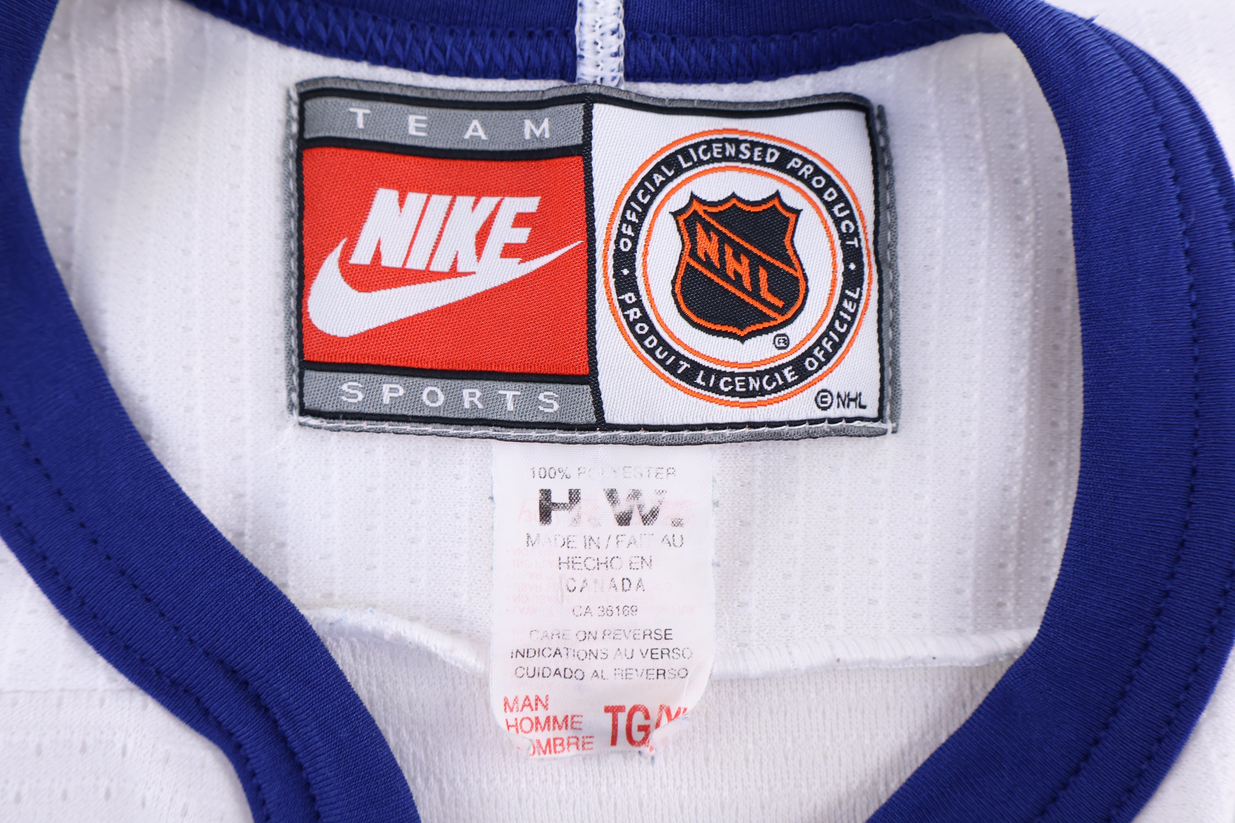 Vintage Nike Toronto Maple Leafs Hockey Jersey