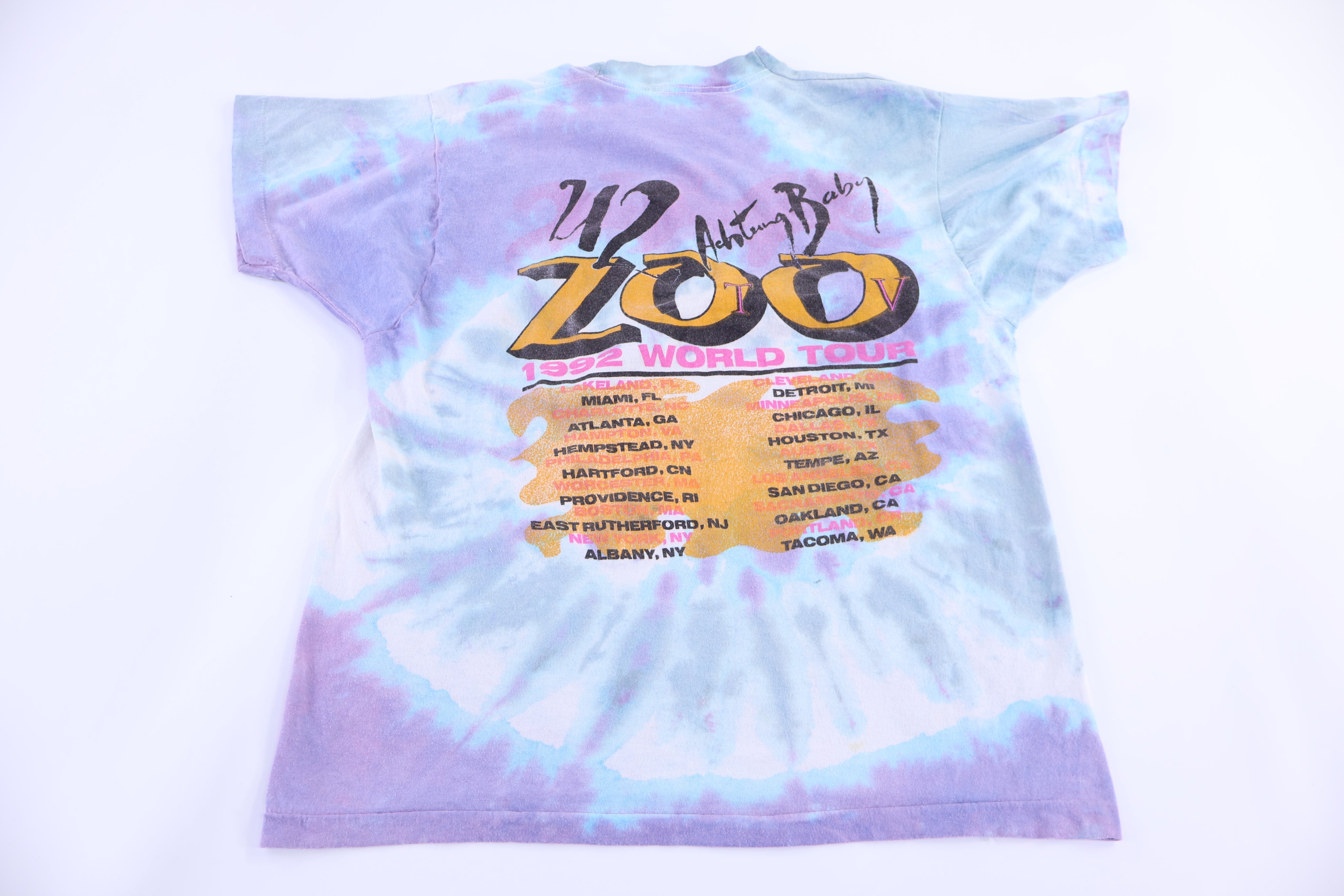 1992 U2 Achting Baby World tour T-shirt