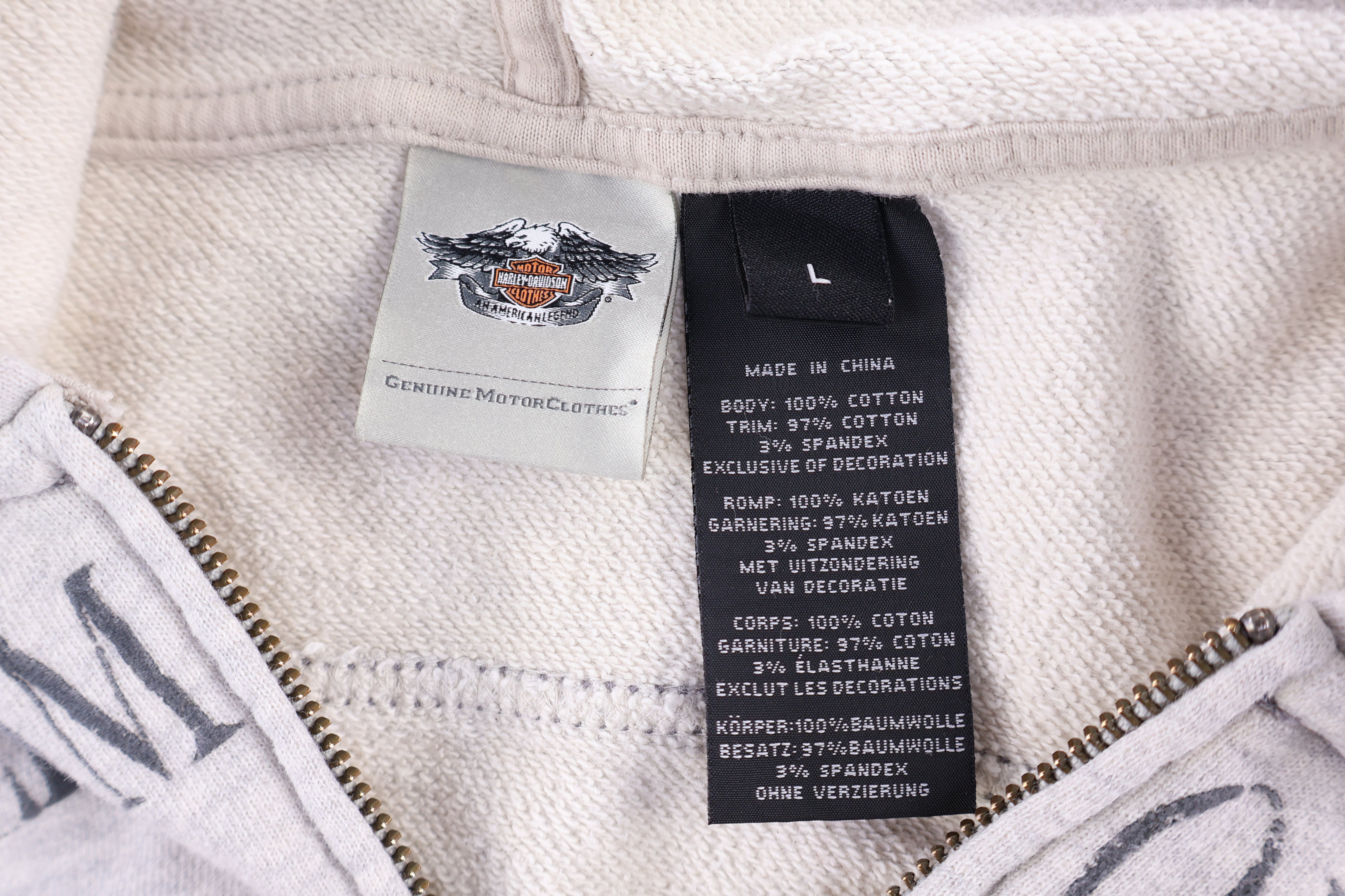 Women's Harley Davidson Motorcycles Full Zip Hoodie