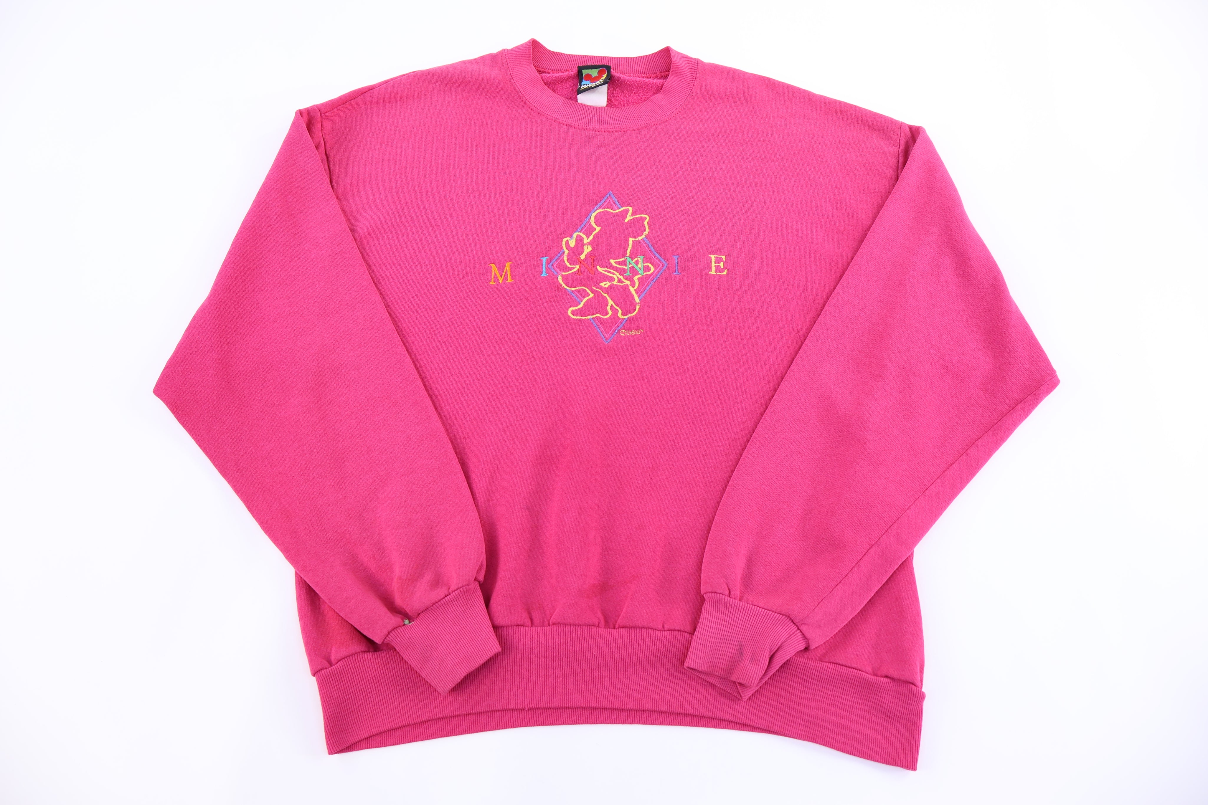 90's Mickey Unlimited Minnie Mouse Embroidered Sweatshirt