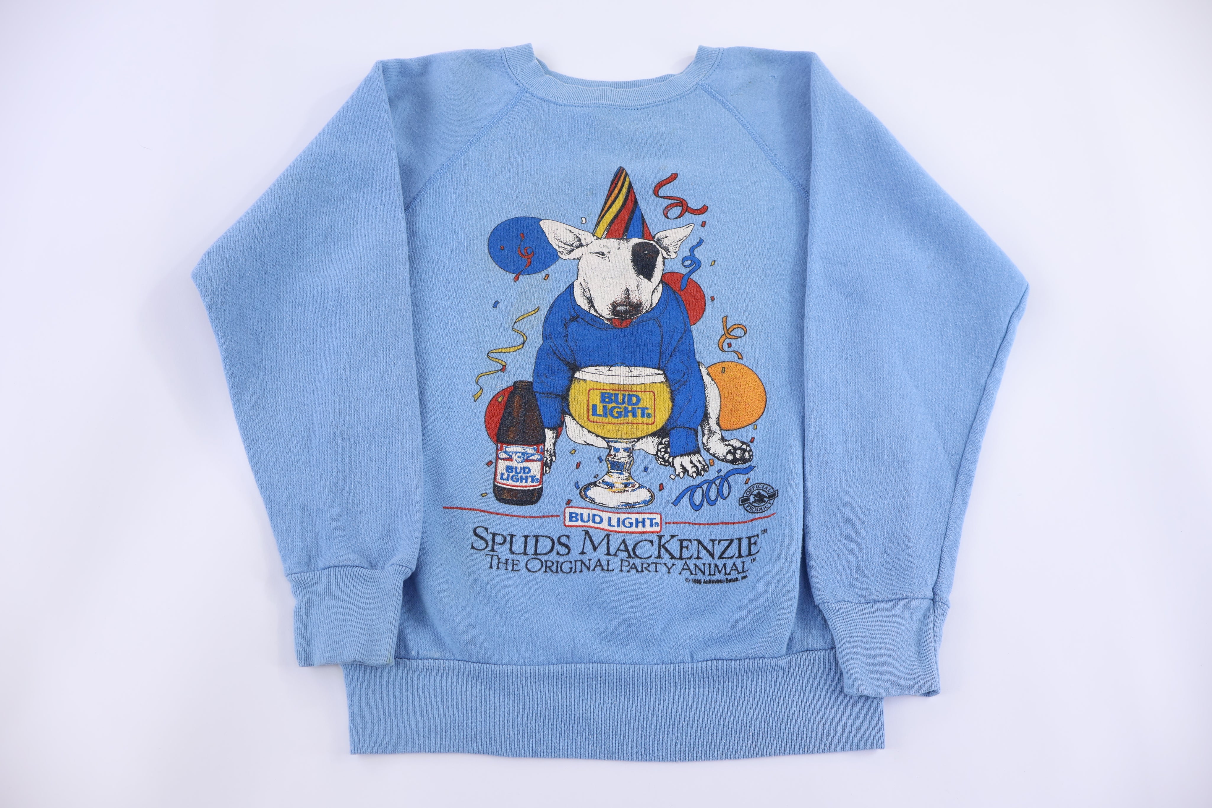 80's Bud Light Spuds MacKenzie Sweatshirt