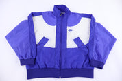 Women's Nike Embroidered Logo Blue & White Full Zip Jacket
