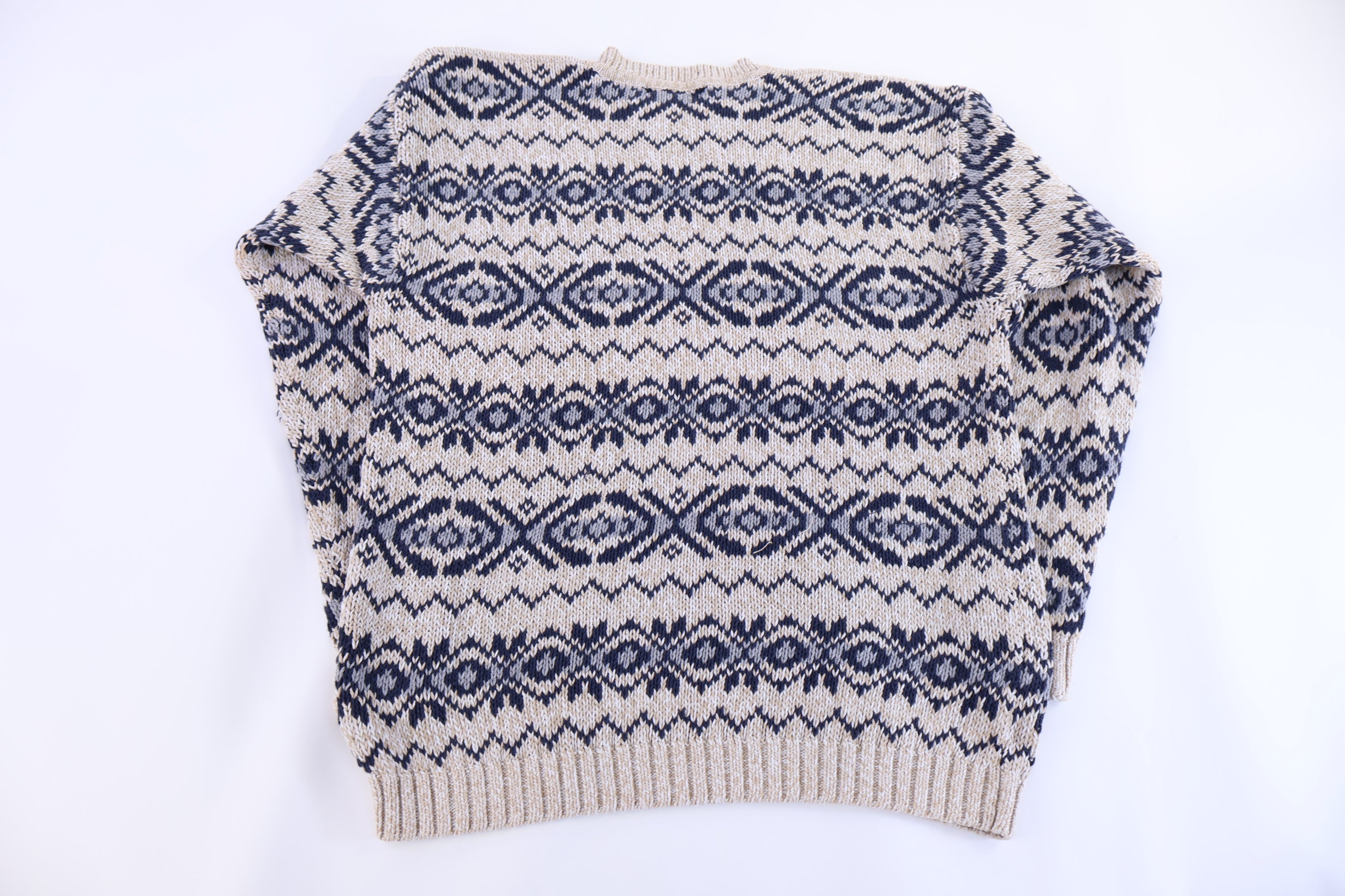 Vintage Abercrombie & Fitch Multipattern Knit Sweater