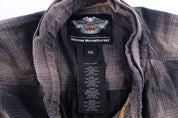 Harley Davidson Motorcycles Plaid LS Button Down