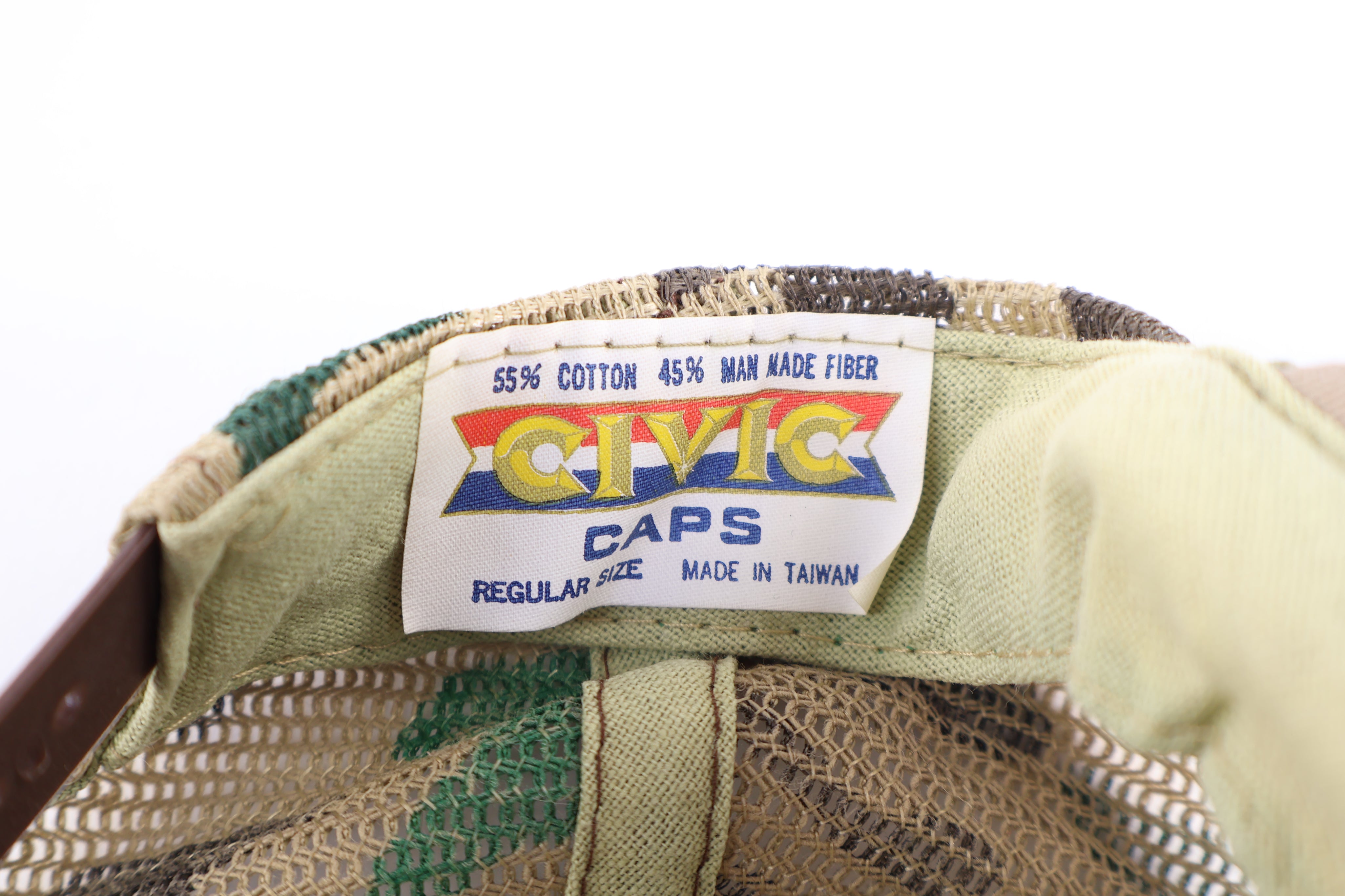 90's Duck's Unlimited Camo Snapback Hat