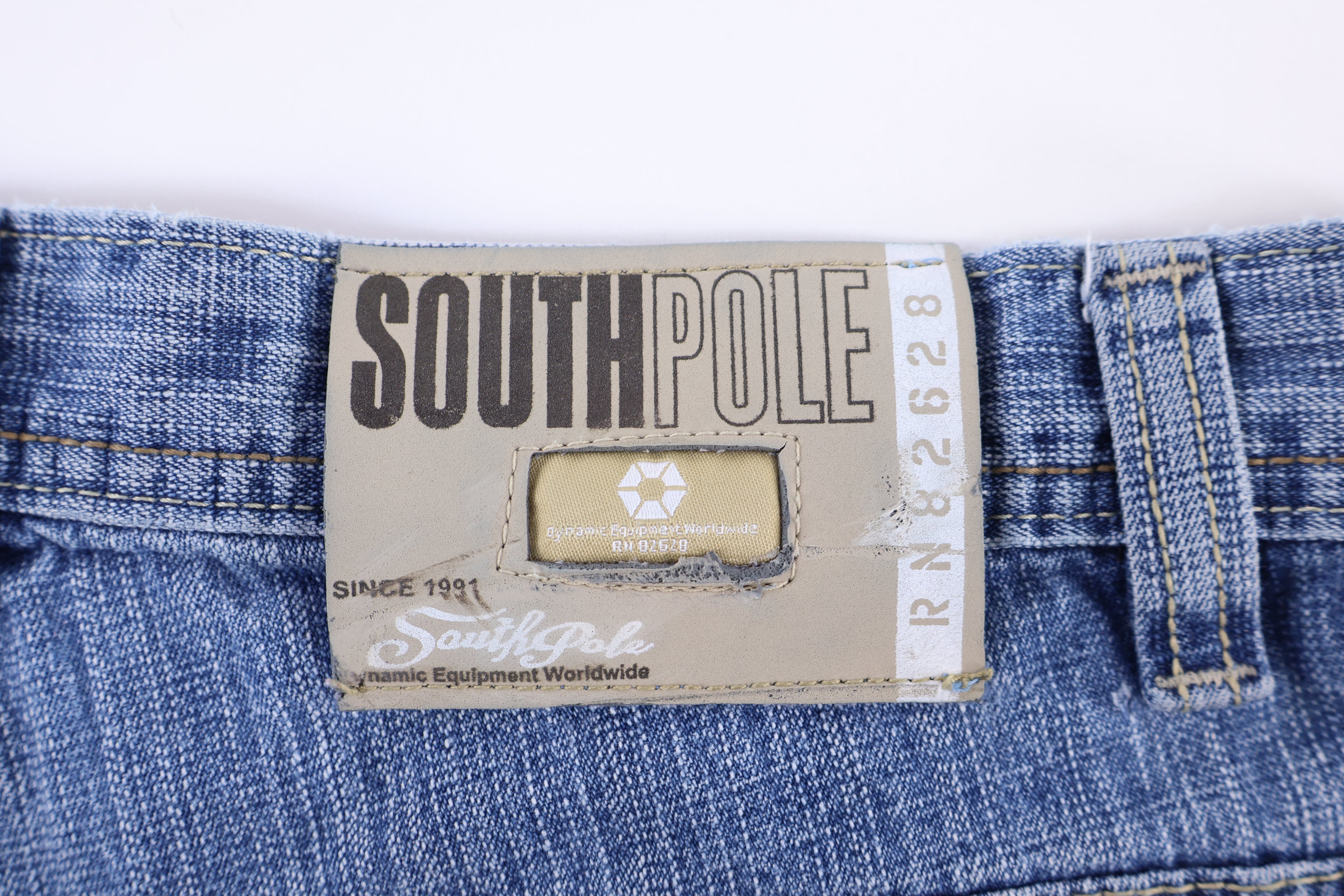 Southpole Dark Wash Denim Shorts