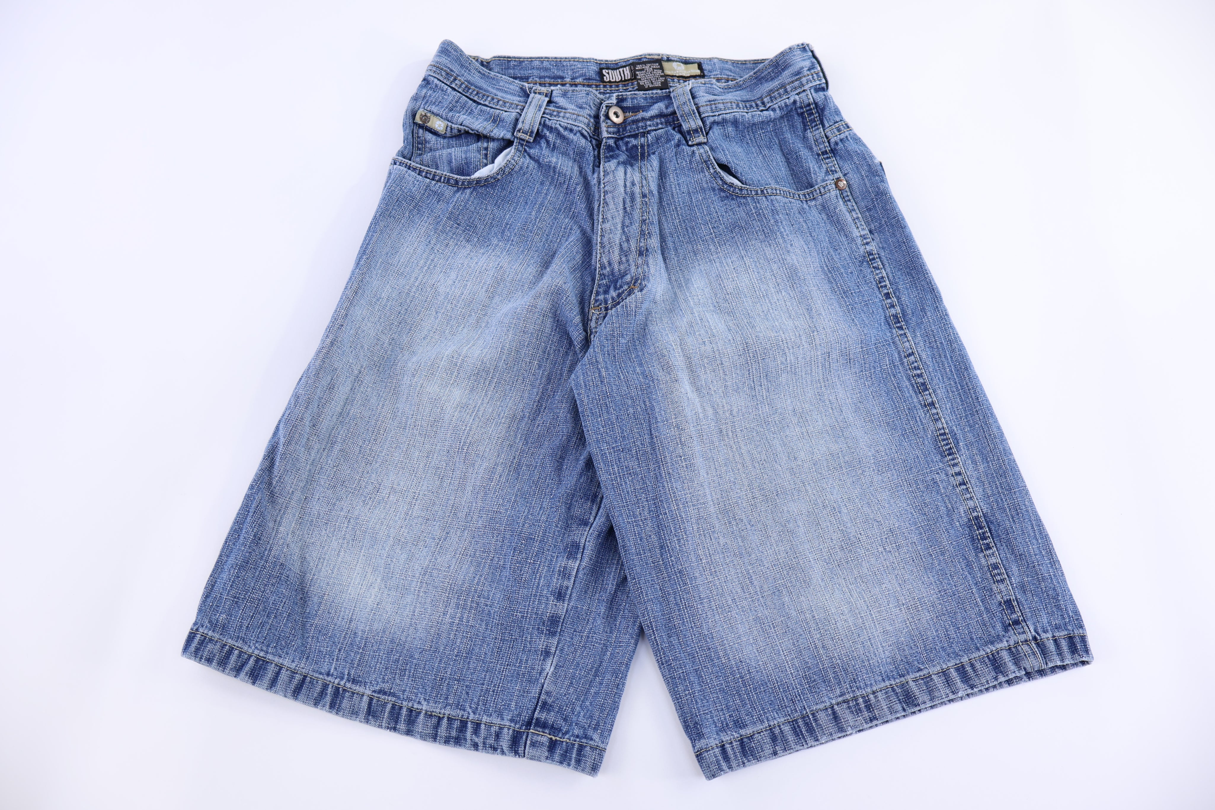 Southpole Dark Wash Denim Shorts