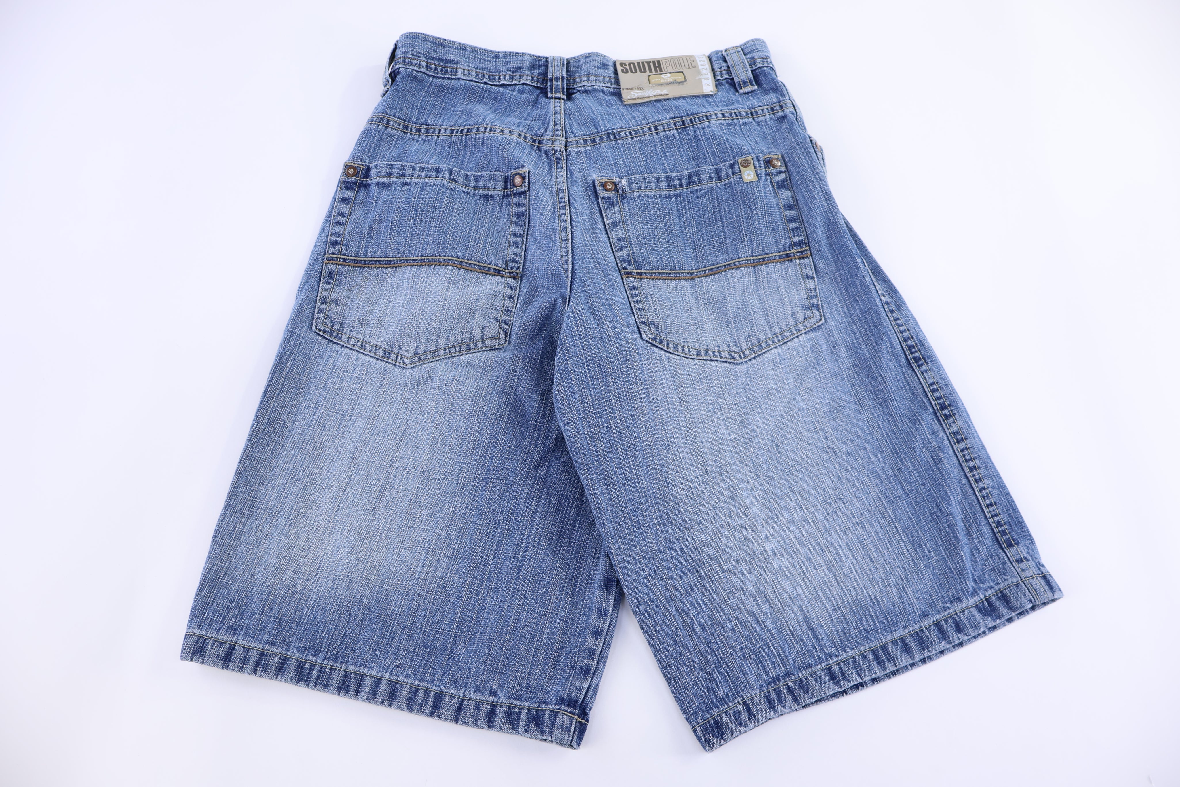 Southpole Dark Wash Denim Shorts