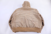 Carhartt Logo Patch Tan Full Zip Jacket