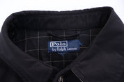 Polo by Ralph Lauren Embroidered Logo Black Full Zip Jacket