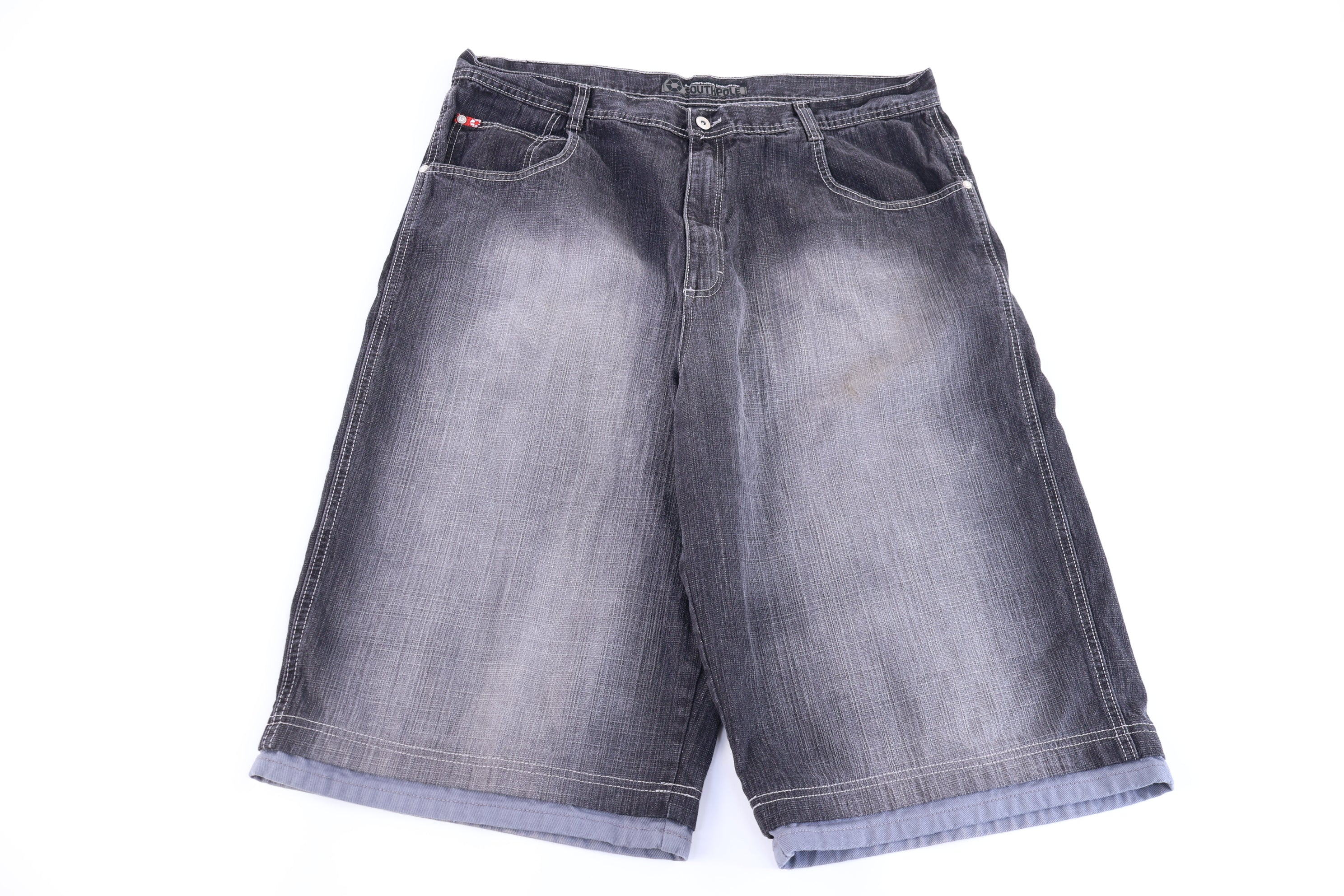 Southpole Dark Wash Denim Shorts