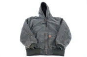 Carhartt Logo Patch Green Full Zip Jacket