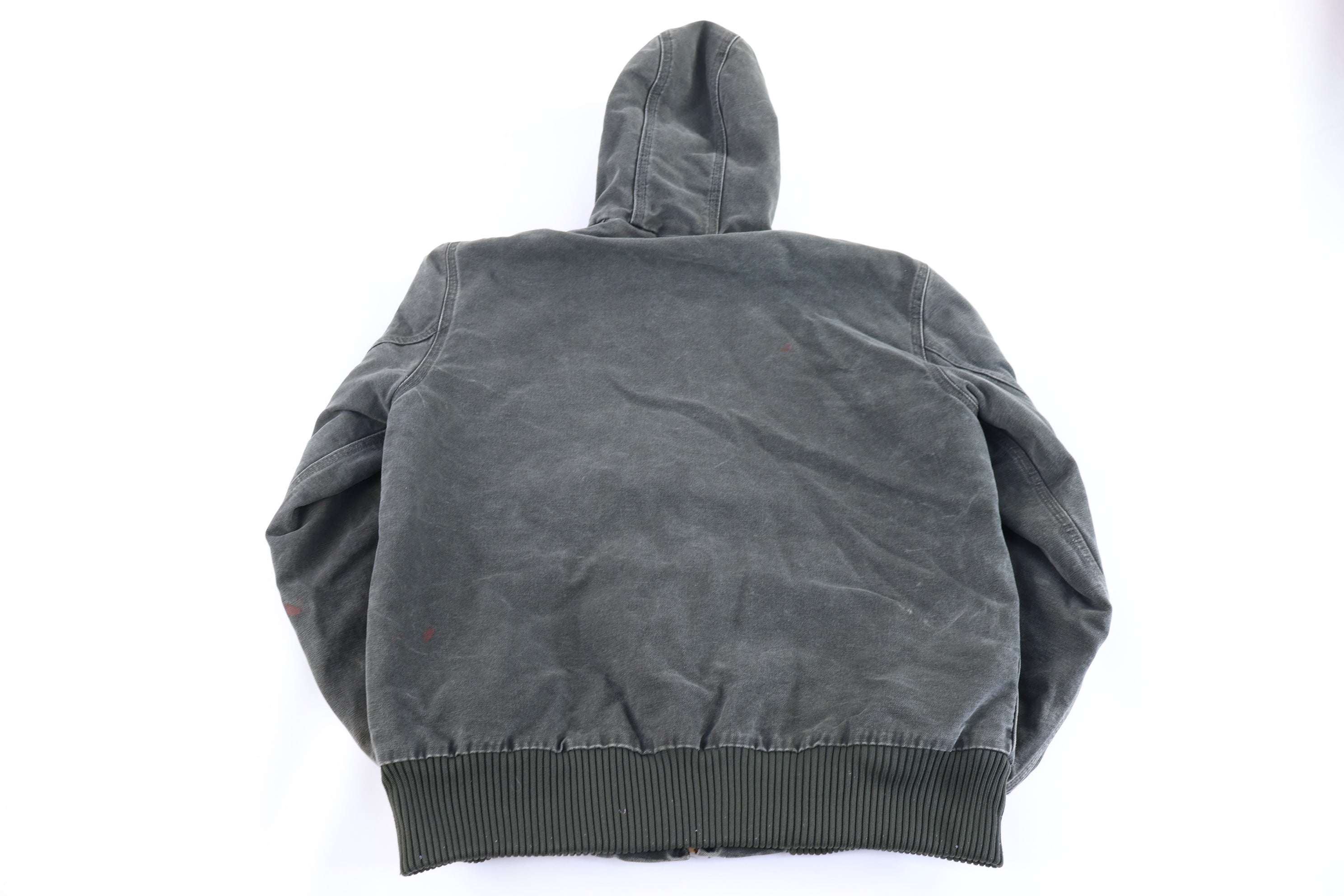 Carhartt Logo Patch Green Full Zip Jacket