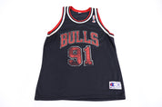 90's Chicago Bulls Dennis Rodman Basketball Jersey
