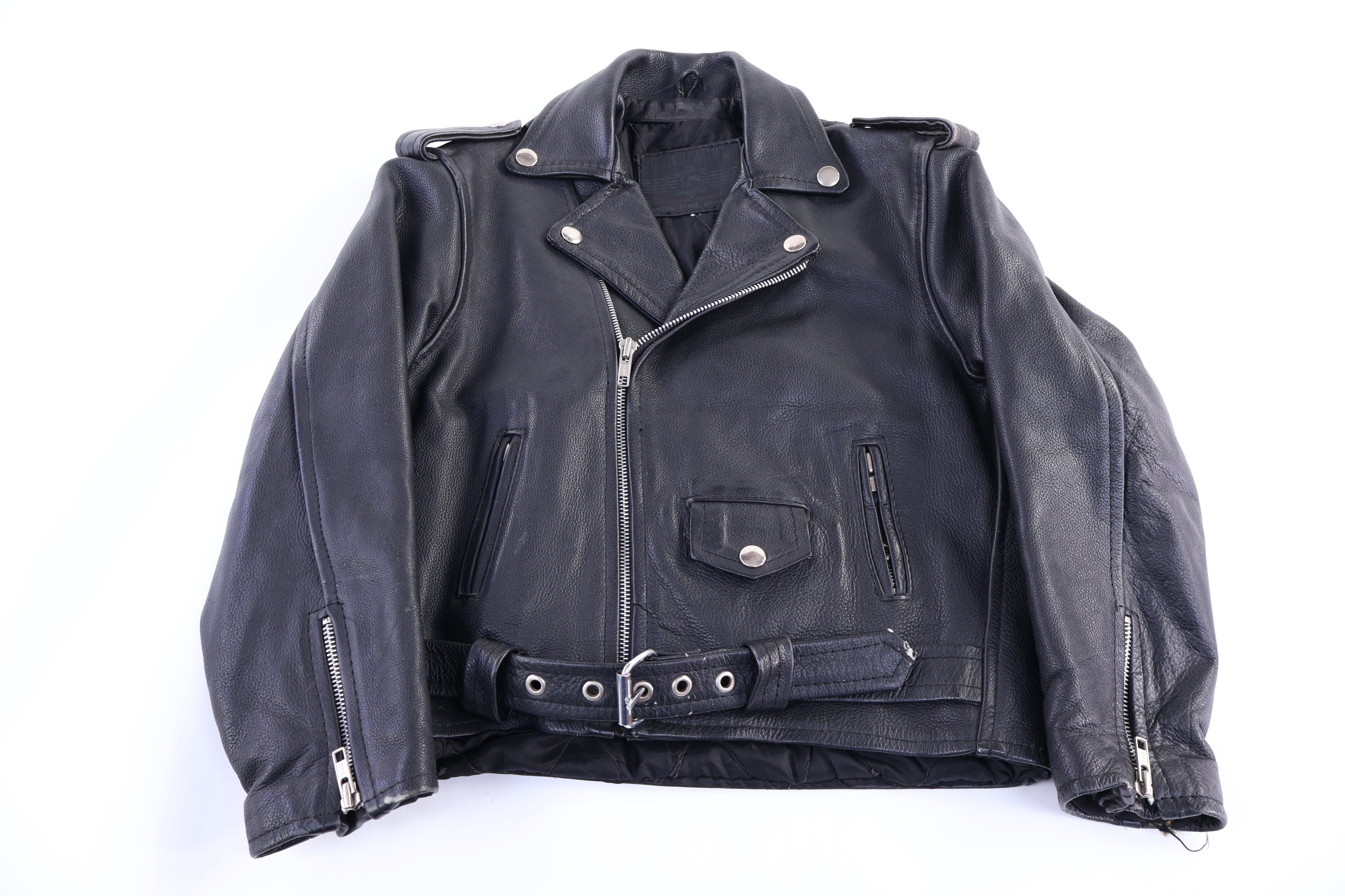 Youth Black Leather Jacket