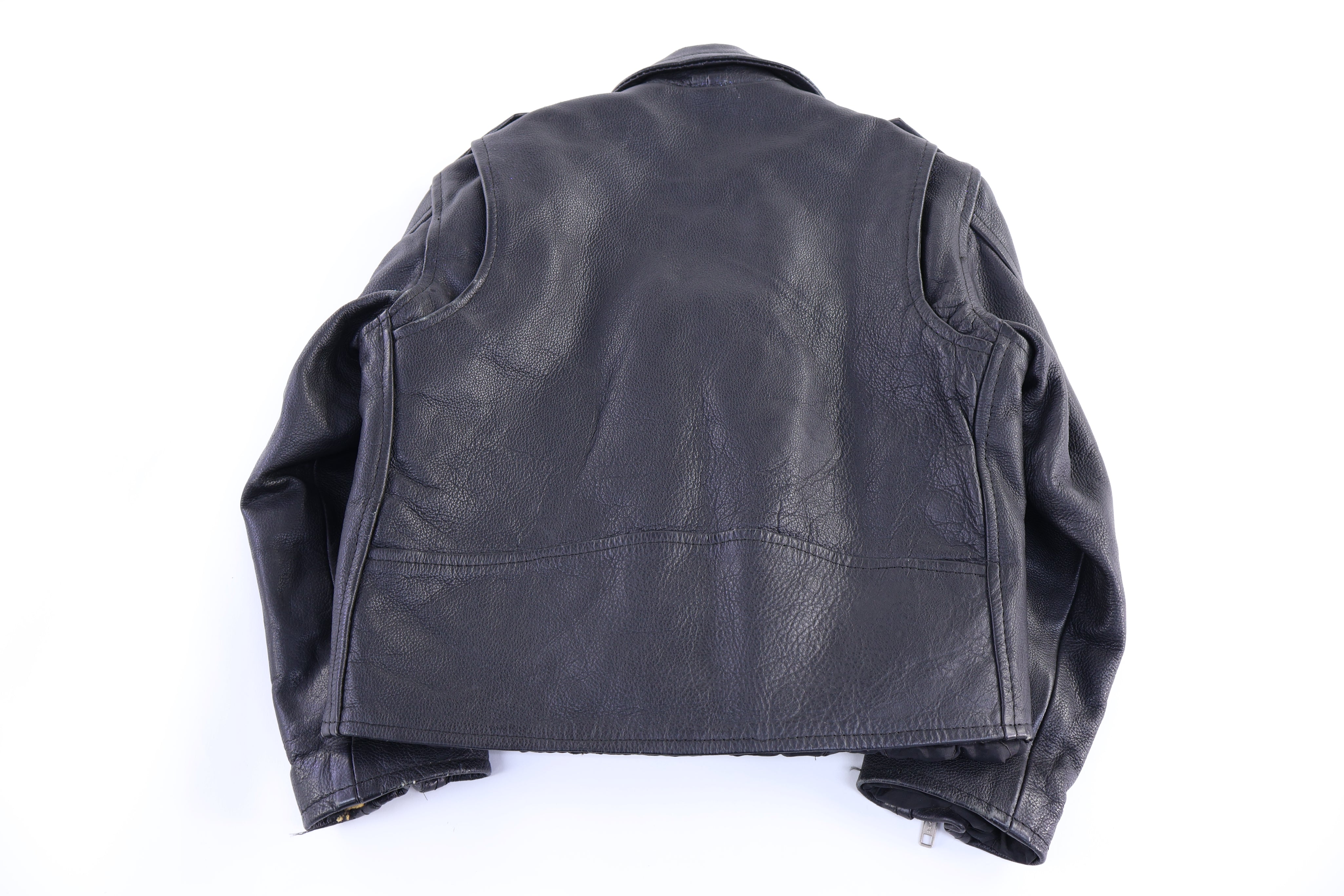 Youth Black Leather Jacket