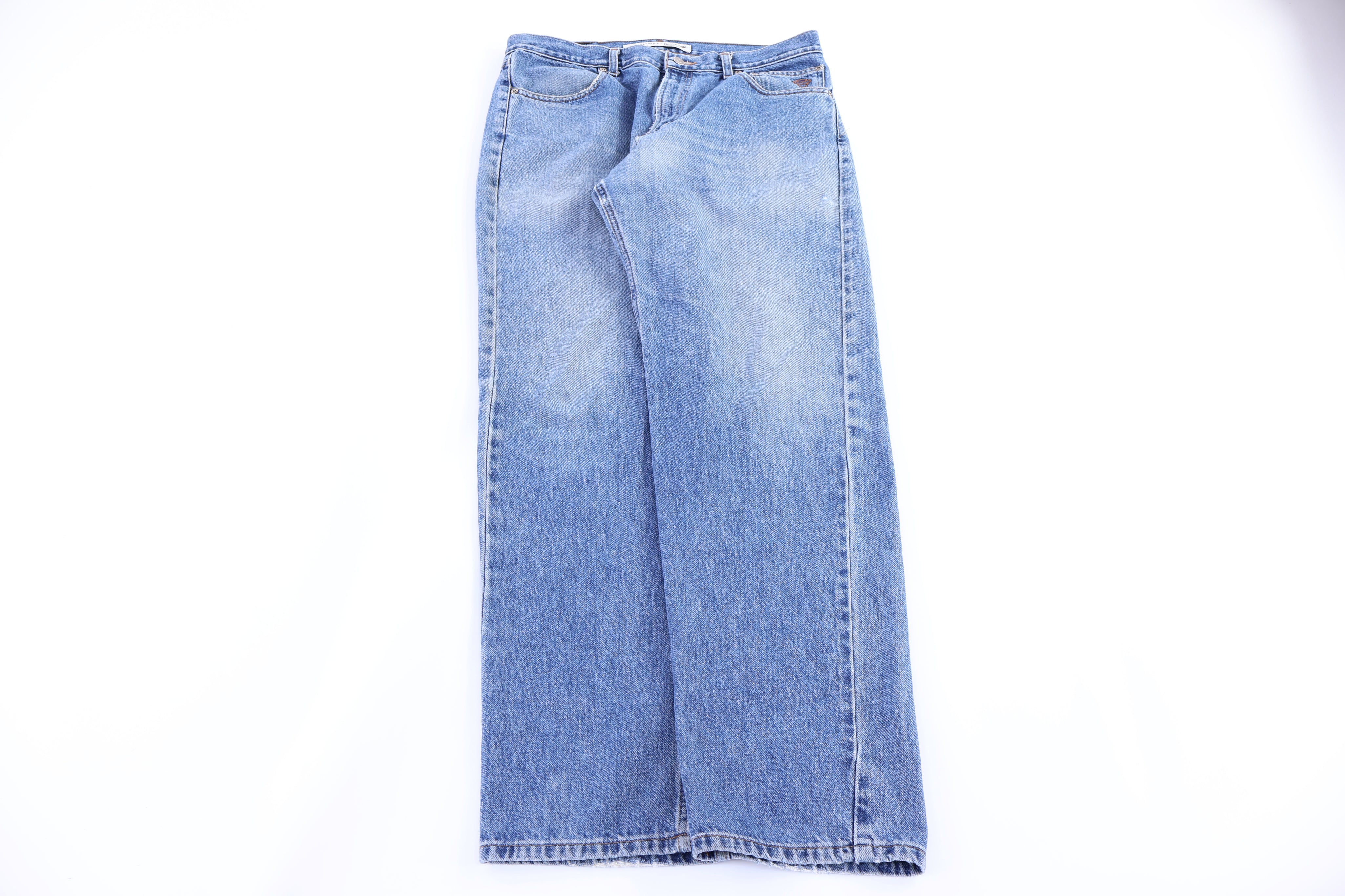 Harley Davidson Motorcycles Medium Wash Denim Jeans