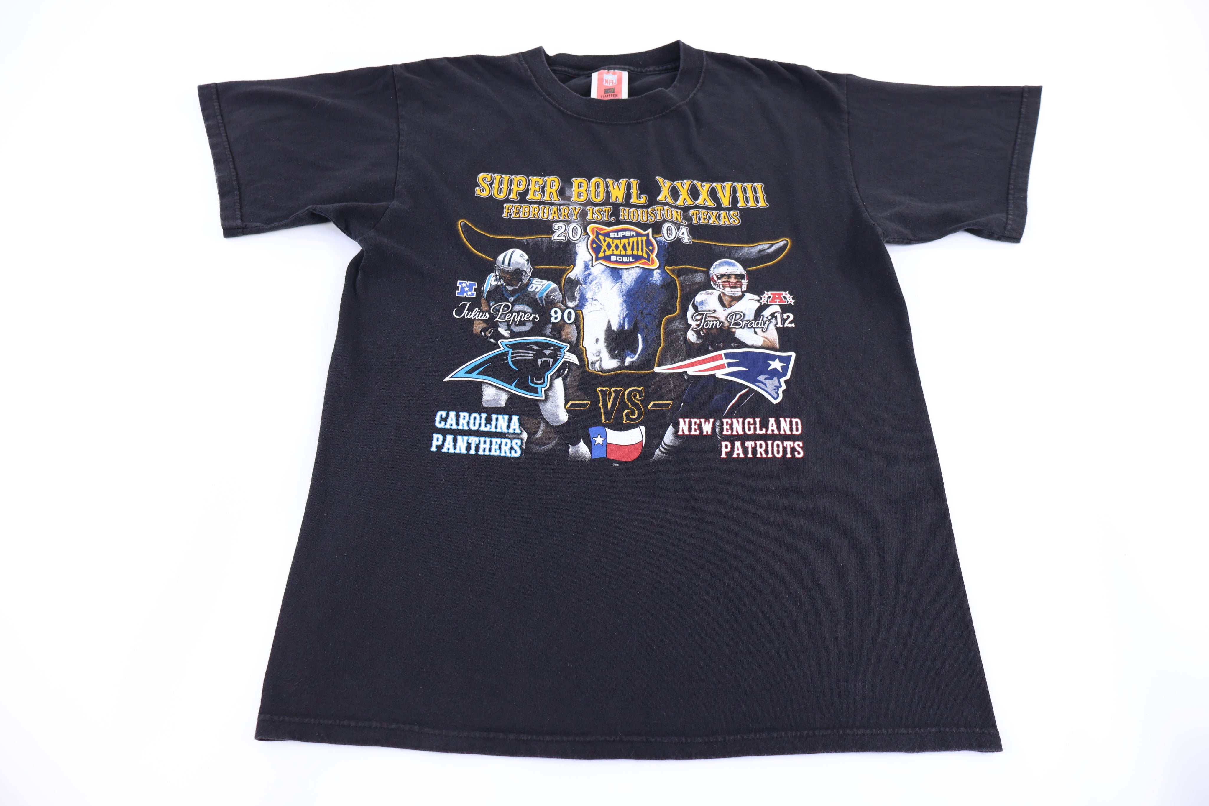 2004 Super Bowl XXXVII Patriots Vs Panthers T-shirt