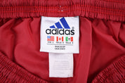 90's Adidas Embroidered Logo Red Track Pants