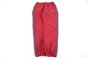 90's Adidas Embroidered Logo Red Track Pants
