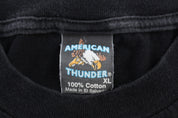 90's American Thunder Nebraska Cornhuskers Lighting T-shirt