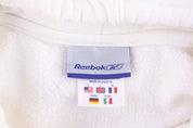 90's Reebok Embroidered Logo White Sweatshirt