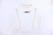90's Reebok Embroidered Logo White Sweatshirt