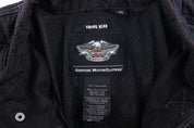 Harley Davidson Motorcycles Full Zip Biker Jacket