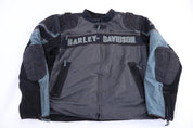 Harley Davidson Motorcycles Full Zip Biker Jacket