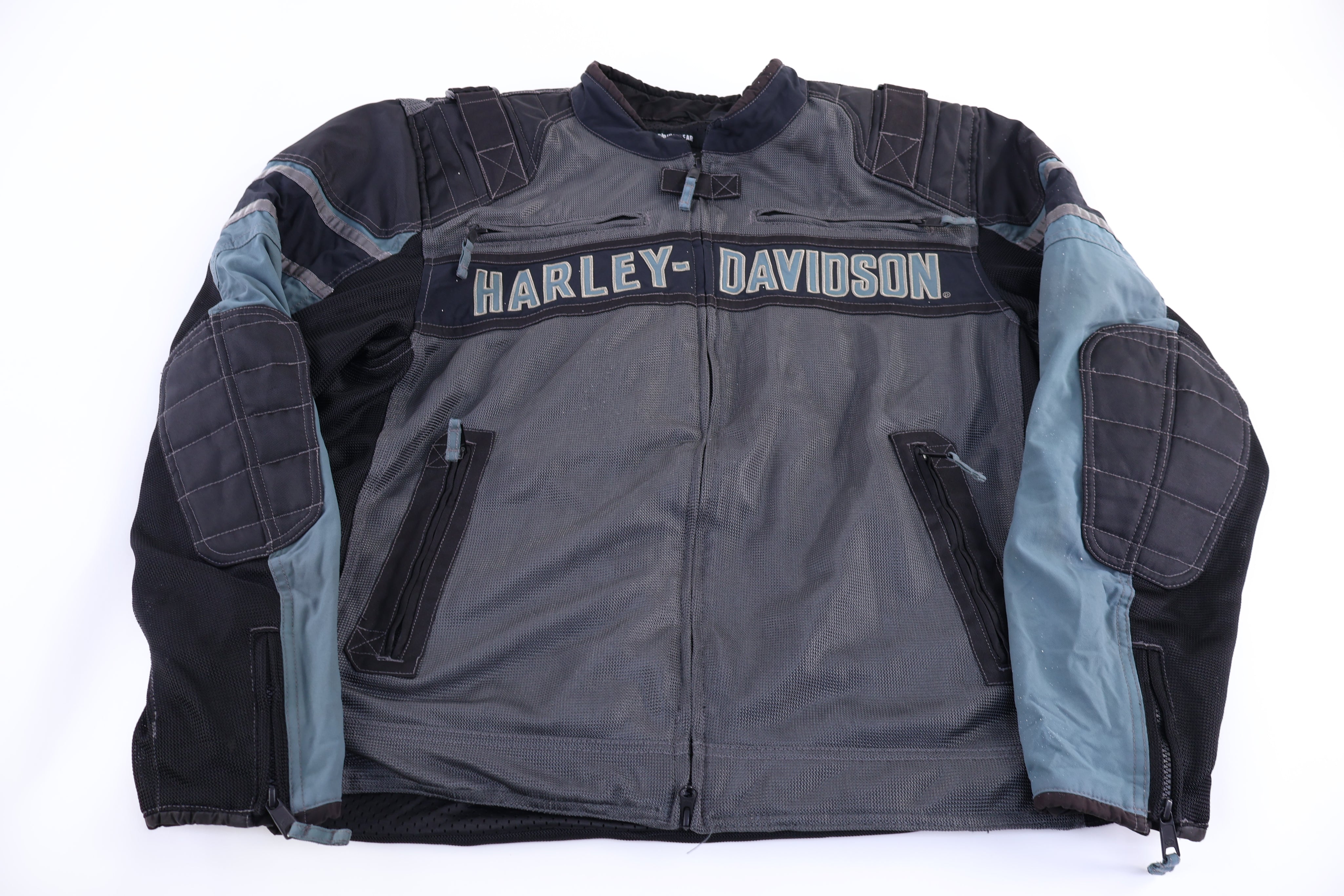 Harley Davidson Motorcycles Full Zip Biker Jacket