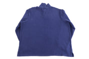 Polo by Ralph Lauren Embroidered Logo Blue Quarter Zip Pullover