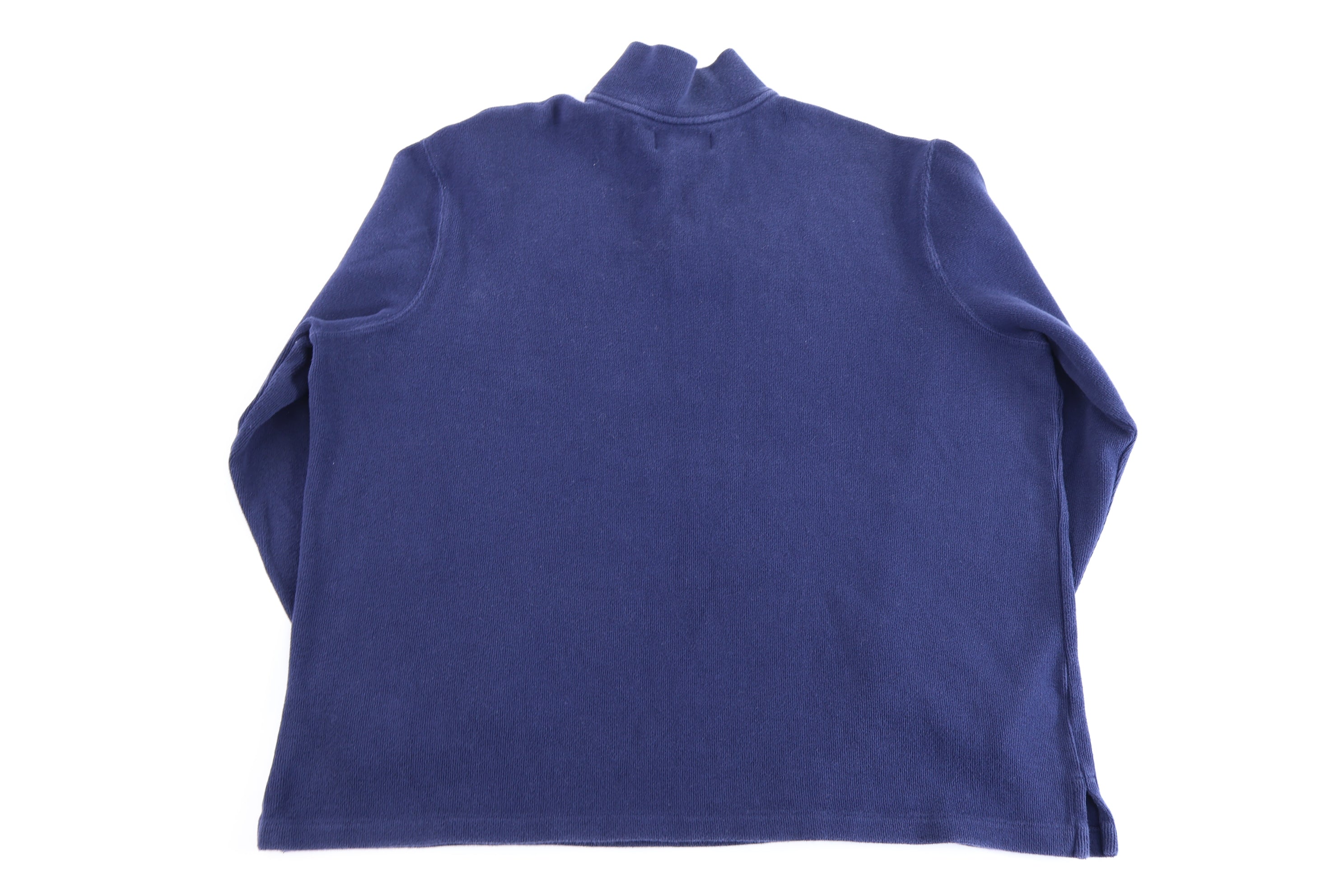 Polo by Ralph Lauren Embroidered Logo Blue Quarter Zip Pullover