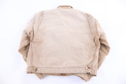 Carhartt Logo Patch Tan Blanket Lined Detroit Jacket